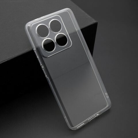 PROTECT silikonska futrola skin (ultra tanka) - Xiaomi 14T Pro providna (bela) (MS).