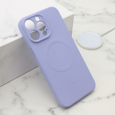 Zastitna futrola VELVET TOUCH MagSafe - iPhone 14 Pro Max (6.7) ljubicasta (MS).