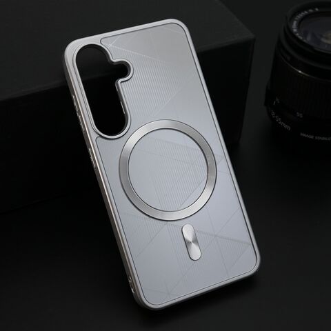 Zastitna futrola ZEN SHIELD MagSafe - Samsung S931 Galaxy S25 5G srebrna (MS).