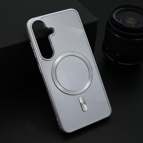 Zastitna futrola ZEN SHIELD MagSafe - Samsung S921 Galaxy S24 5G srebrna (MS).