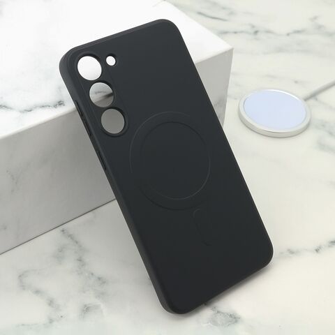 Zastitna futrola VELVET TOUCH MagSafe - Samsung S916B Galaxy S23 Plus crna (MS).