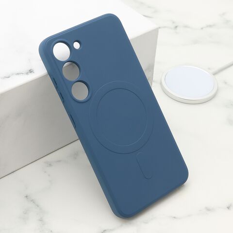 Zastitna futrola VELVET TOUCH MagSafe - Samsung S911B Galaxy S23 plava (MS).