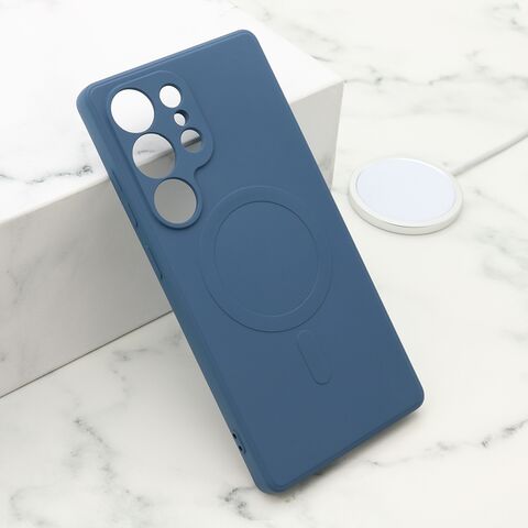 Zastitna futrola VELVET TOUCH MagSafe - Samsung S938 Galaxy S25 Ultra 5G plava (MS).