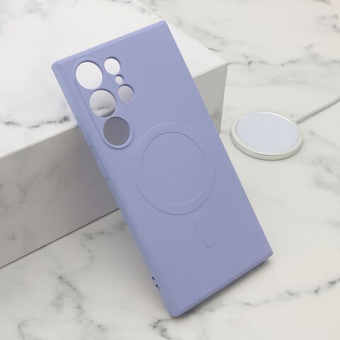 Zastitna futrola VELVET TOUCH MagSafe - Samsung S928 Galaxy S24 Ultra 5G ljubicasta (MS).