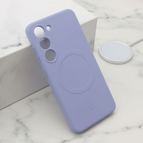 Zastitna futrola VELVET TOUCH MagSafe - Samsung S911B Galaxy S23 ljubicasta (MS).