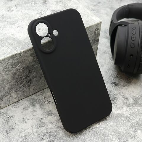 Zastitna futrola VELVET TOUCH - iPhone 16 (6.1) crna (MS).