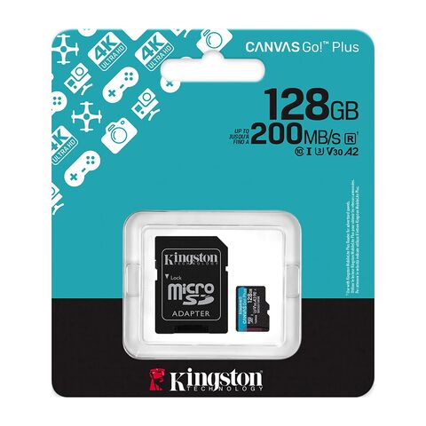 Memorijska kartica Kingston CanvasGo!Plus Micro SD 128GB + ad. 170/MBs 4k SDCG4/128GB (MS).