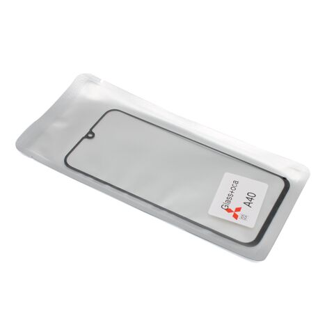 Staklo touchscreen-a - Samsung A405 Galaxy A40 2019 + OCA sticker crni (MS).