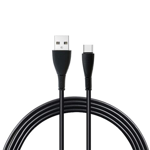 USB data kabl Moxom CC-63 FAST Type C 1m crni (MS).