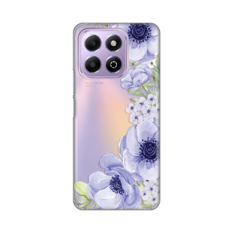 PRINT silikonska futrola skin (ultra tanka) - Huawei Honor X6b Blue Roses.