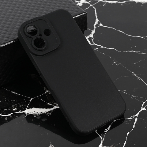 Teracell GIULIETTA silikonska futrola - iPhone 17 mat crna.