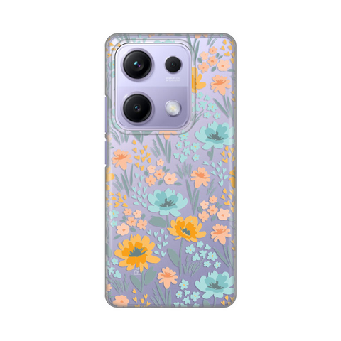 PRINT silikonska futrola skin (ultra tanka) - Xiaomi Redmi Note 14s Lovely Flowers.
