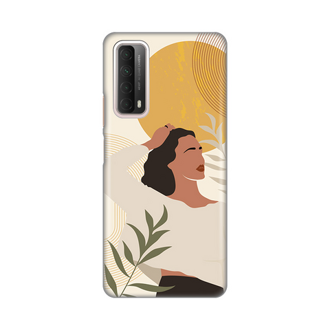 PRINT silikonska futrola skin (ultra tanka) - Huawei P smart 2021 Boho Girl.