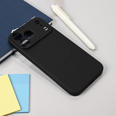 Teracell GIULIETTA silikonska futrola Magsafe - iPhone 17 Pro Max 6.9 crna.