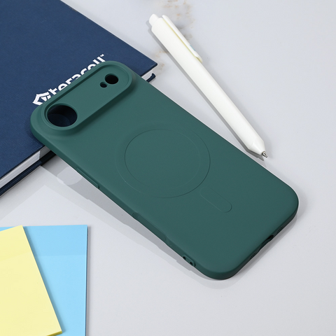 Teracell GIULIETTA silikonska futrola Magsafe - iPhone 17 Air tamno zelena.