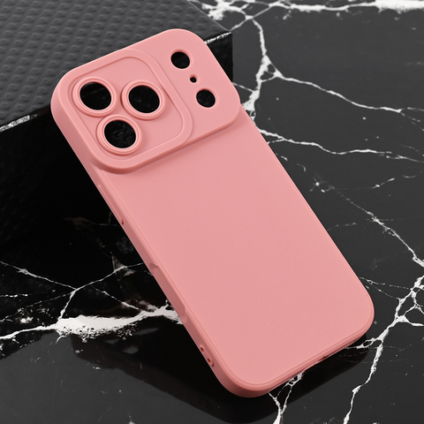 Teracell GIULIETTA silikonska futrola - iPhone 17 Pro mat tamno roze.