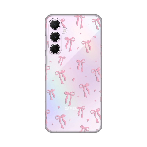 PRINT silikonska futrola skin (ultra tanka) - Samsung A556 Galaxy A55 5G Cute Bow.