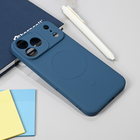 Teracell GIULIETTA silikonska futrola Magsafe - iPhone 17 Pro Max 6.9 plava.