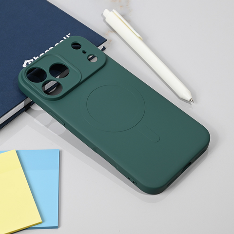 Teracell GIULIETTA silikonska futrola Magsafe - iPhone 17 Pro Max 6.9 tamno zelena.