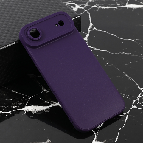 Teracell GIULIETTA silikonska futrola - iPhone 17 Air mat tamno ljubicasta.