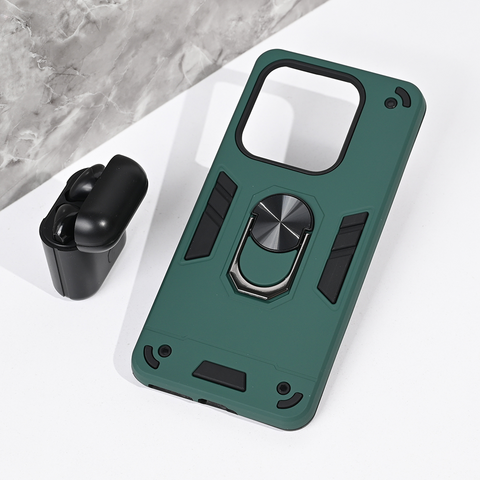 Zastitna futrola Hard Ring - Xiaomi Redmi Note 14 5G tamno zelena.