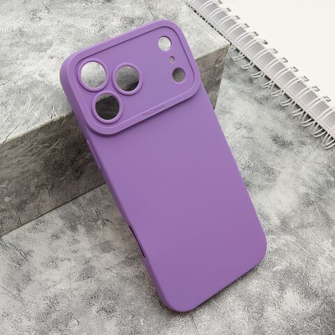 Zastitna silikonska futrola Pro Camera - iPhone 17 Pro Max (6.9) ljubicasta (MS).