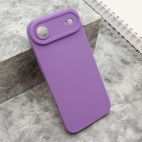 Zastitna silikonska futrola Pro Camera - iPhone 17 Air ljubicasta (MS).