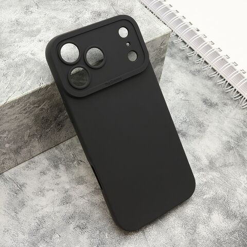 Zastitna silikonska futrola Pro Camera - iPhone 17 Pro Max (6.9) crna (MS).