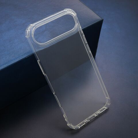 Zastitna silikonska futrola CRASHPROOF - iPhone 17 Air providna (MS).