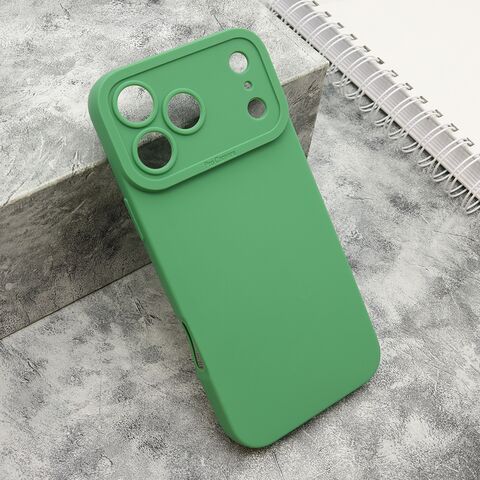 Zastitna silikonska futrola Pro Camera - iPhone 17 Pro Max (6.9) tamno zelena (MS).