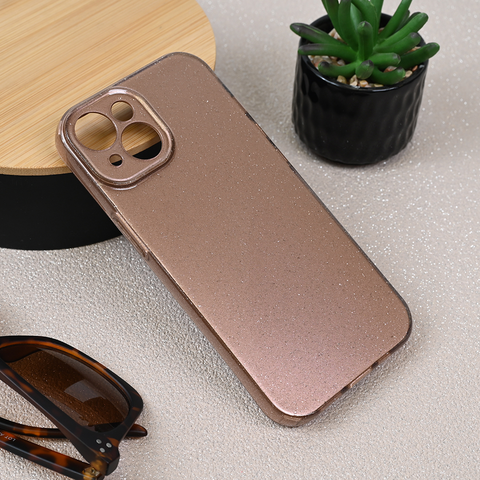 Zastitna futrola Sparkle Dust - iPhone 15 6.1 roze zlatna.