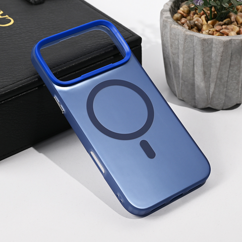 Zastitna futrola Magsafe providna - iPhone 17 Pro Max 6.9 plava.