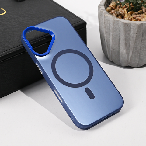 Zastitna futrola Magsafe providna - iPhone 17 6.3 plava.