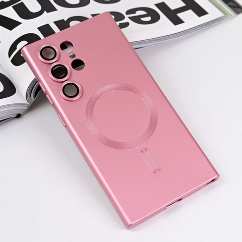 Zastitna futrola Magsafe Chrome - Samsung S928B Galaxy S24 Ultra roze.