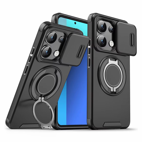 Zastitna futrola CamShield Ring stand - Xiaomi Redmi Note 13 4G (EU) crna.