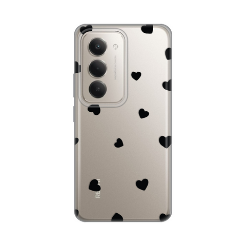 PRINT silikonska futrola skin (ultra tanka) - Xiaomi Redmi 15 4G Hearts.