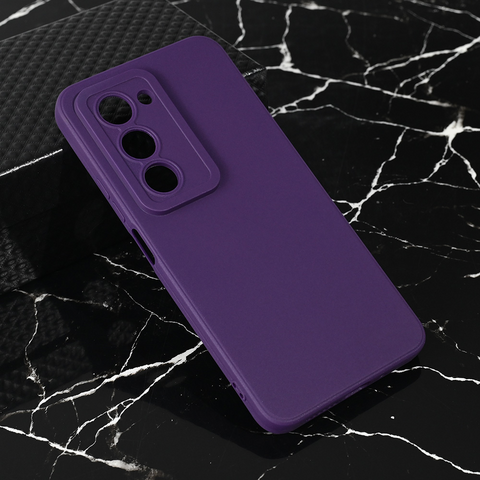 Teracell GIULIETTA silikonska futrola - Xiaomi Redmi 15 4G EU 171mm mat tamno ljubicasta.