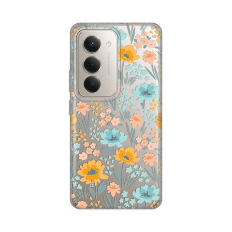 PRINT silikonska futrola skin (ultra tanka) - Xiaomi Redmi 15 4G Lovely Flowers.