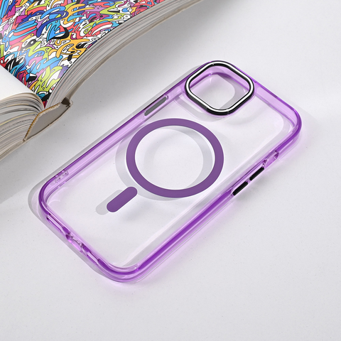 Zastitna futrola Magsafe Color Pop - iPhone 13/14 6.1 ljubicasta.