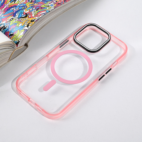 Zastitna futrola Magsafe Color Pop - iPhone 16 Pro roze.
