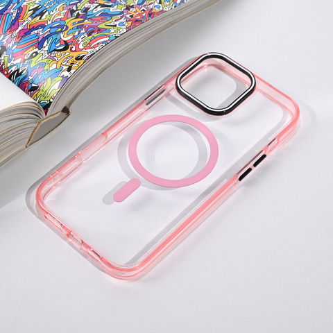 Zastitna futrola Magsafe Color Pop - iPhone 16 Pro Max 6.9 roze.