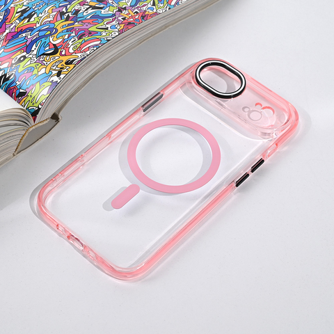Zastitna futrola Magsafe Color Pop - iPhone 17 Air roze.