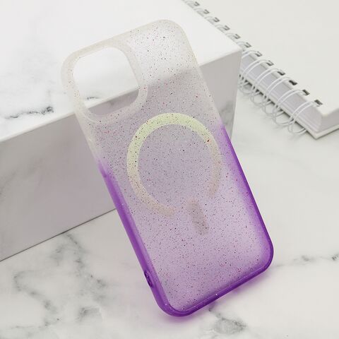 Zastitna futrola Starlight MagSafe - iPhone 13 (6.1)/iPhone 14 (6.1) ljubicasta (MS).