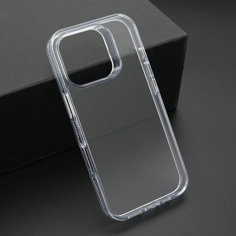 Zastitna futrola COLOR Okvir za iPhone 16 Pro (6.3) srebrna (providna) (MS).