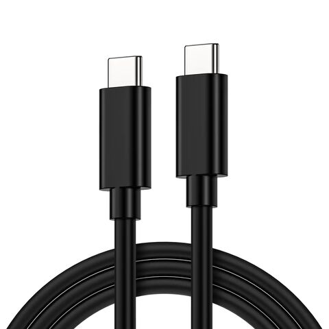 USB data kabl 60W 3A Type c na Type C 2m HQ crni (MS).