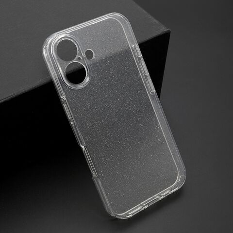 Zastitna futrola SPARKLING - iphone 16 (6.1) providna (MS).