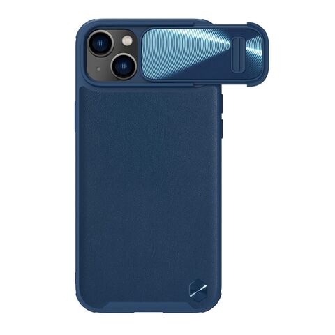 Zastitna futrola Nillkin Cam Shield Leather S - iPhone 14 (6.1) plava (MS).