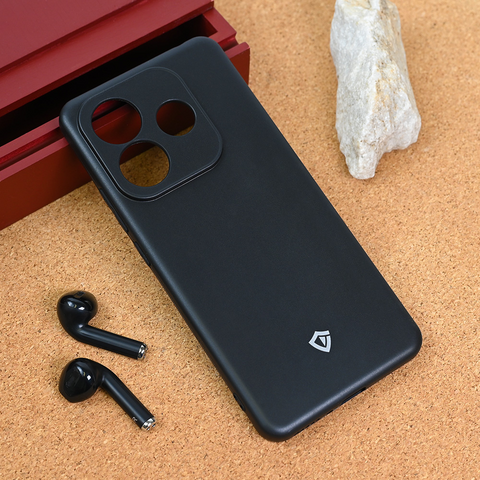 Teracell silikonska futrola skin (ultra tanka) - Xiaomi Redmi Note 14 5G (China) mat crna.