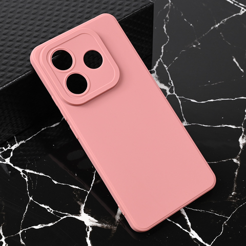 Teracell GIULIETTA silikonska futrola - Xiaomi Redmi Note 14 5G (China) mat tamno roze.