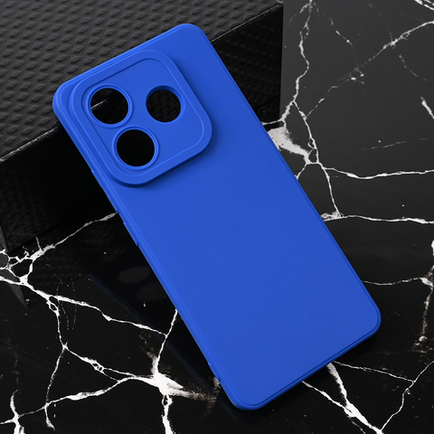 Teracell GIULIETTA silikonska futrola - Xiaomi Redmi Note 14 5G (China) mat plava.